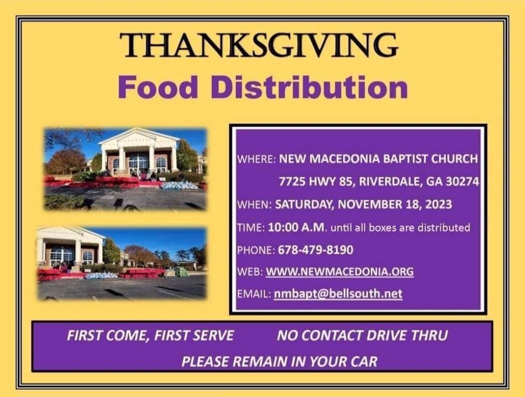 Thanksgiving Food Distribution